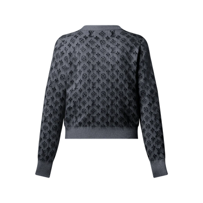 Brushed Monogram Cardigan