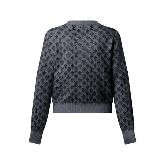 Brushed Monogram Cardigan