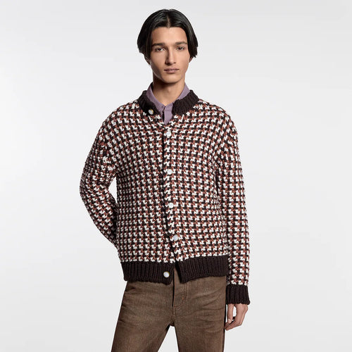 Chunky Knit Wool Cardigan