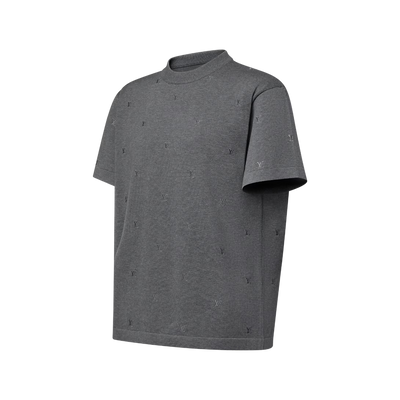 Blason Embroidered Short-Sleeved Crewneck