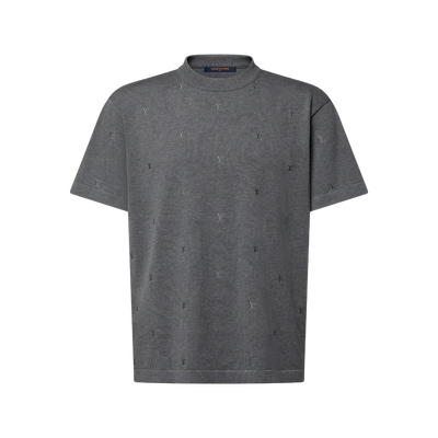 Blason Embroidered Short-Sleeved Crewneck