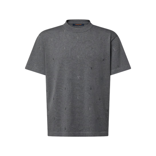 Blason Embroidered Short-Sleeved Crewneck